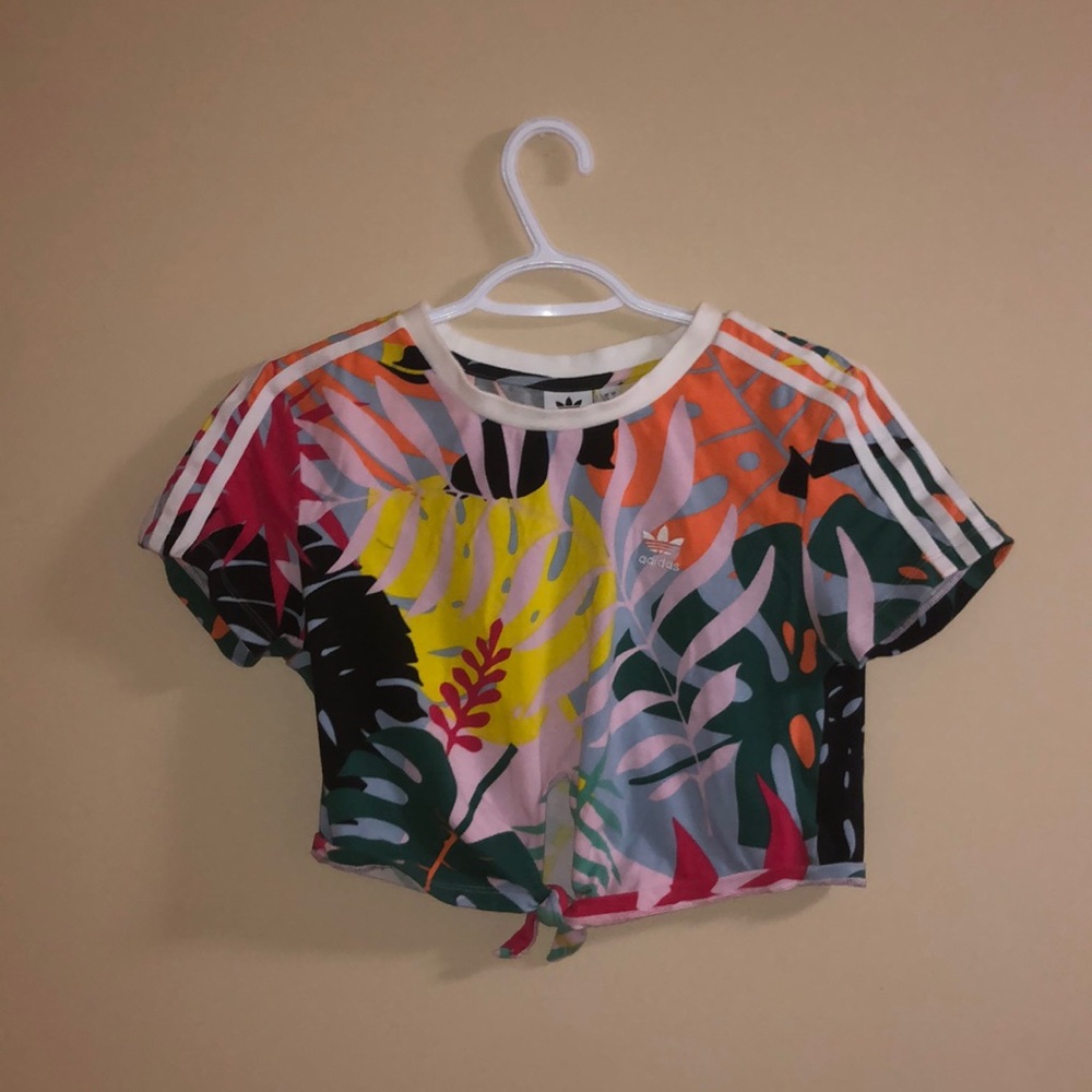 tropical adidas shirt from boathouse